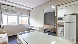 Apartamento Para Alugar Com 1 Dormitório Mobiliado No Jardins Sp, Excelente Localização À 