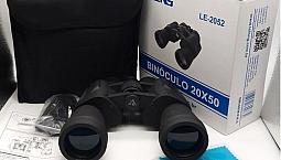 Binóculo Profissional Lelong 20X50 Longo Alcance + Case Para Transporte