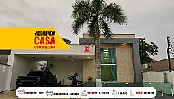 Bosque Tarumã, 360m² Terreno, 248m² Edificado, Piscina, Mobiliada/semimobiliada, Negocie