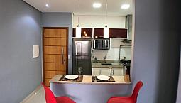 Apartamento-Mobiliado-Para Locação-  45M² -Com 1 Quarto Em Santa Rosa - Cuiabá - Mato Gros