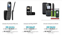 Celular Simples De Botão Com E Sem Tampa - Lg E Multilaser