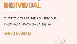 Quarto Individual (Mulheres/Estudantes)