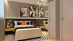 Apt Nos Bancários Com 02 Quartos Em Construção