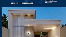 Casas No Luzardo Viana Em Maracanaú, Arquitetura Moderna, 100% Porcelanato Acabamento Fino