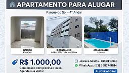 Aluga-Se Apartamento No Parque Do Sol