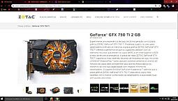 Placa De Video Gtx 750 Ti 2Gb