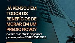 Torre Evidence Aluguel Prédio Novo, Studio ( Suíte ) Modulados E Central Ar