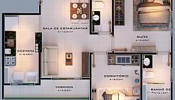 09* Fit One, Apartamento Top No Porcelanato