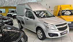 Chevrolet Montana Ls 1.4 Flex 2019 Prata Ar E Direção Super Nova Único Dono