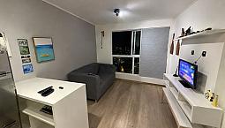 Apartamento Mobiliado Com Vista Para O Mar Com 1 Quarto  Candeias