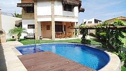 Ca0420 Casa Duplex No Porto Das Dunas, 3 Suítes, Piscina, Deck, Próximo A Praia