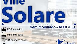 Aluguel No Ville Solare. Apto Semimobiliado. 2/4 Sendo 1 Suíte. 1 Vaga. G.a009