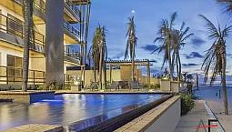 Excelente Apartamento Frente Mar E Pé Na Areia, Mobiliado No Varandas Do Mar - Ap56860
