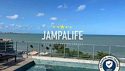 Flat Frente Mar Na Beira Da Praia Com Vista Definitiva!