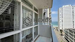 Apartamento Com Varanda E Vista Mar Na Beira Mar Da Praia Das Pitangueiras, Guaruja