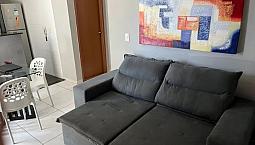 #Apartamento Com Mobília Dois Quartos