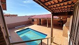 Alugo Casa Com Piscina/ Residencial Bela Vista 