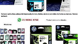 Compra De Cartuchos:toners De Impressora Cheios,Vazios,Vencidos E Cartuchos Bloqueados !