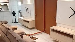 Alugo Apartamento Com Quintal Semi Mobiliado No Altos Do Calhau - Condomínio Dunas Do Lito