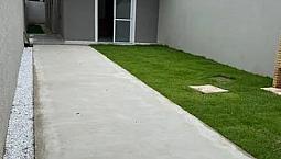 Casa Plana De 3 Quartos No Bairro Alvorada Em Pacatuba 300 Metros Da Ce 060!              