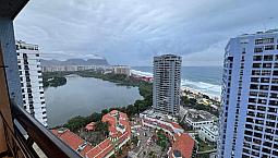 Apartamento Para Locação No Alfa Ritz  Barra Da Tijuca | Andar Alto, Vista Mar E Acabament