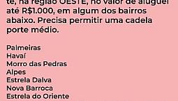 Procuro Barracão/Casa Na Região Oeste De Bh 2 Quartos