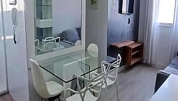 (Aluguel De Apartamento) Imóvel Dois Quartos Com Mobília E Vaga.