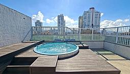 Cobertura À Venda 4 Quartos 2 Vagas Piscina Boqueirão Santos/Sp
