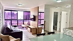 Apt Mobiliado Padrão Luxo 