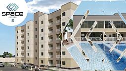 ///Condominio Space Calhau 2, Dimensão // 2 Quartos.