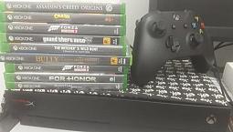 Xbox One X(Com 9 Jogos)