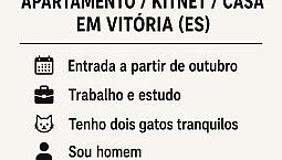 Apartamento/Kitnet Para Entrada Em Outubro.