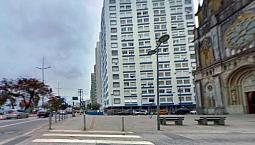 Boqueirão - Frente Ao Mar - Prox. Embaré Shopping - 1 Dorm. - Amplo