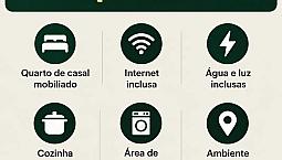 Aluga-se Quarto Mobiliado