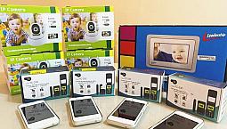 Celular, Babá Eletrônica E Porta Retrato Mp4