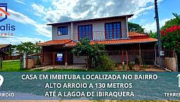 Casa Em Imbituba, No Bairro Alto Arroio Á 130 Metros Até A Lagoa Do Quintino