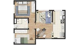 Apartamento De 2/4 Na Avenida Fernando Corrêa