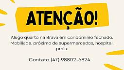 Alugo Quarto Na Brava Em Condomínio Fechado