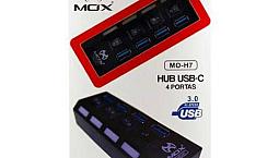Adaptador Hub 4 Portas Usb 3.0 5Gbs Speed Slim Preto