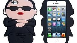 Capa Protetora Para Iphone 5 Psy Gangnam Style 3D Preto R$ 29,00