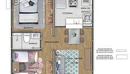 Apartamento 2 Quartos 