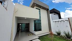 Casa Vale Do Sol Com 3 Quartos, 1 Suíte, Moderna, Pé Direito Duplo, Anápolis