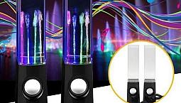 Promoção Caixa De Som E Abajur Led Àguas Dançantes Water Dancing,Nova