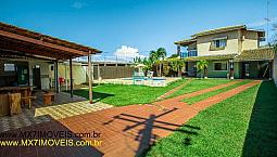Barra Do Jacuípe. Casa De Praia Mobiliada Com Ampla área De Lazer