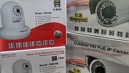 Cameras De Segurança Ip Foscam - 4 Externas E 2 Internas, Alta Resolução Hd
