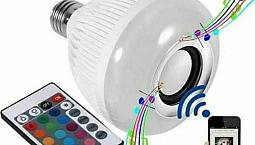 Lâmpada Caixa De Som Com Bluetooth
