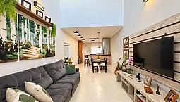 Casa Totalmente Térrea A Venda, Nova Valinhos, 175m, Integrada, 2 Suites, Amplo Gourmet 