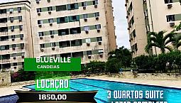 Alugo Apartamento No Res Blueville Candeias - 3 Qtos Suite - Taxas Inclusas