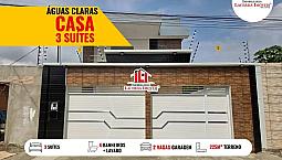 Casa Duplex No No Águas Claras 03 Suítes Amplas/Poço Artesiano/ Sistema De Câmeras E Monit