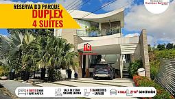 Casa Duplex No Reserva Do Parque Com 4 Suítes Sendo 1 Master Com Closet Duplo/ Frente Area
